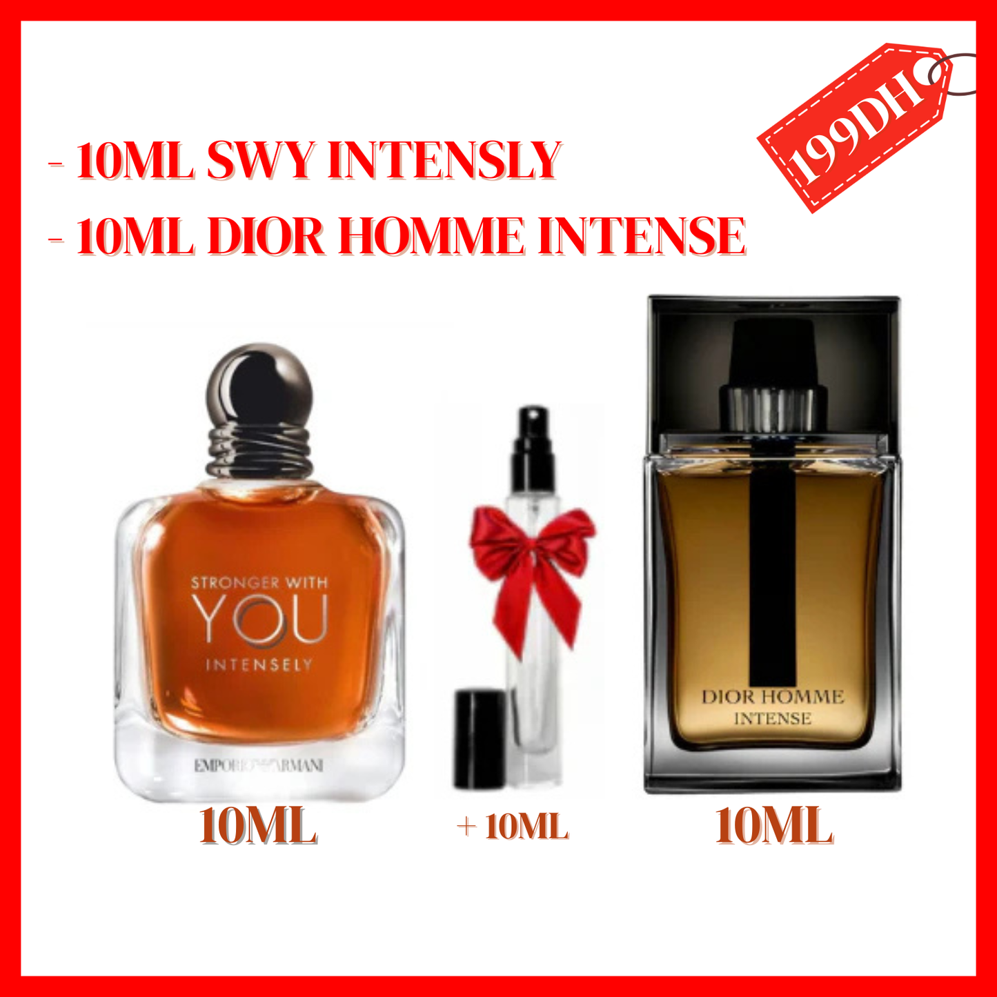 PACK YOU INTENSLY + DIOR HOMME INTENSE + 10ML GRATUIT