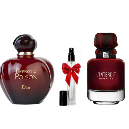 PACK 10ML HYPNOTIC POISON + 10ML L'INTERDIT ROUGE + DÉCANT GRATUIT
