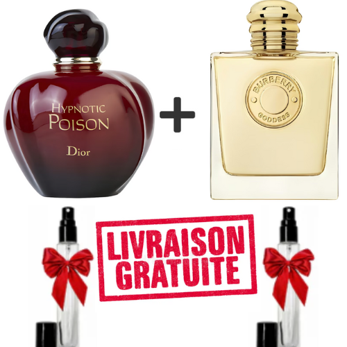 PACK 10ML HYPNOTIC POISON + 10ML BURBERRY GODESS