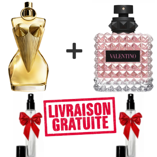 PACK 10ML JPG DIVINE EDP + 10ML VALENTINO BORN IN ROMA