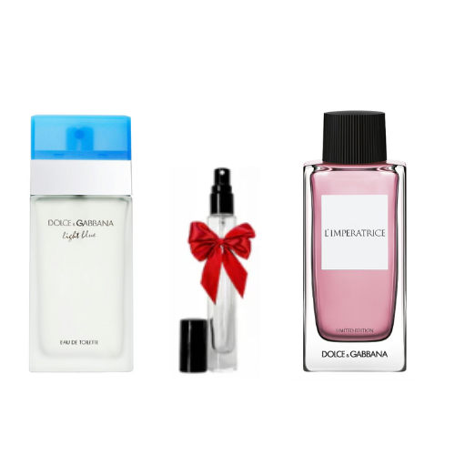 PACK 10ML LIGHT BLUE + 10ML L'IMPÉRATRICE + DÉCANT GRATUIT