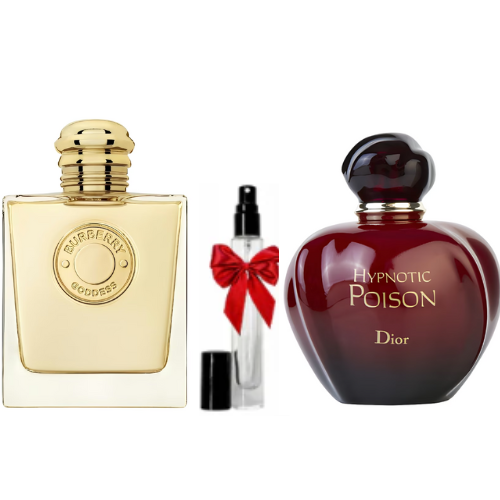 PACK 10ML BURBERRY GODDES + HYPNOTIC POISON + DÉCANT GRATUIT