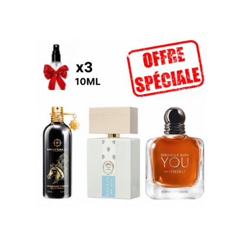 PACK 10ML ARABIANS TONKA  + 10ML BIANCO LATTE + 10ML INTENSLY