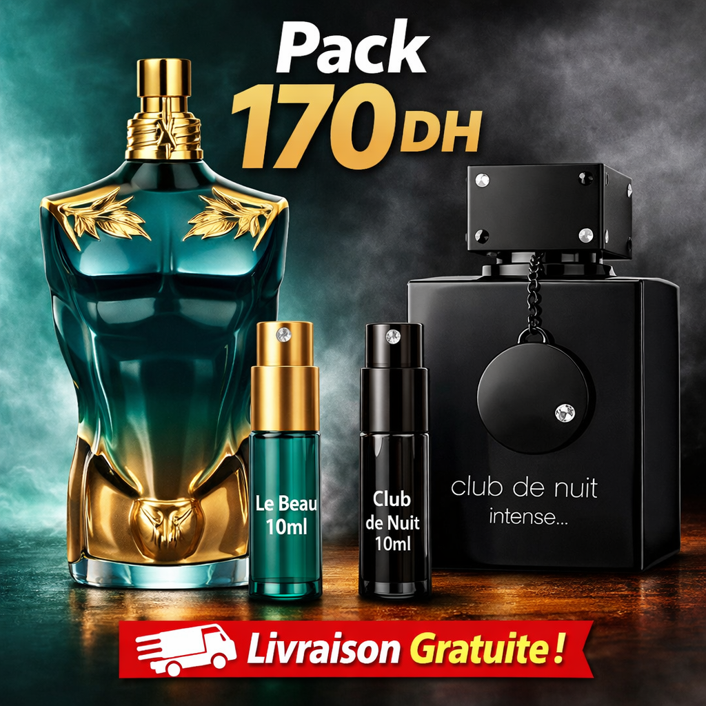 10ml Le beau le parfum + 10ml Club de nuit intense